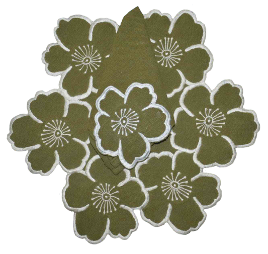 Neutral Party Table Mat Set 7