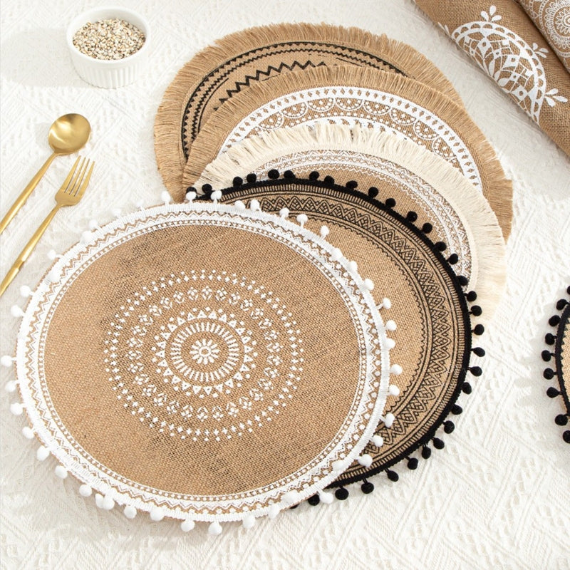 Neutral Party Table Mat Set 9