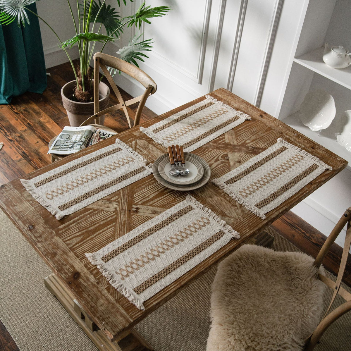 Neutral Party Table Mat Set 6