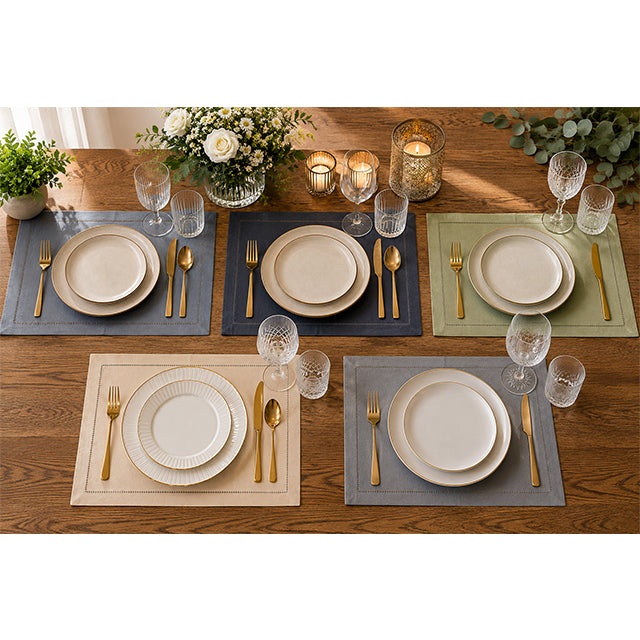 Neutral Party Table Mat Set 4